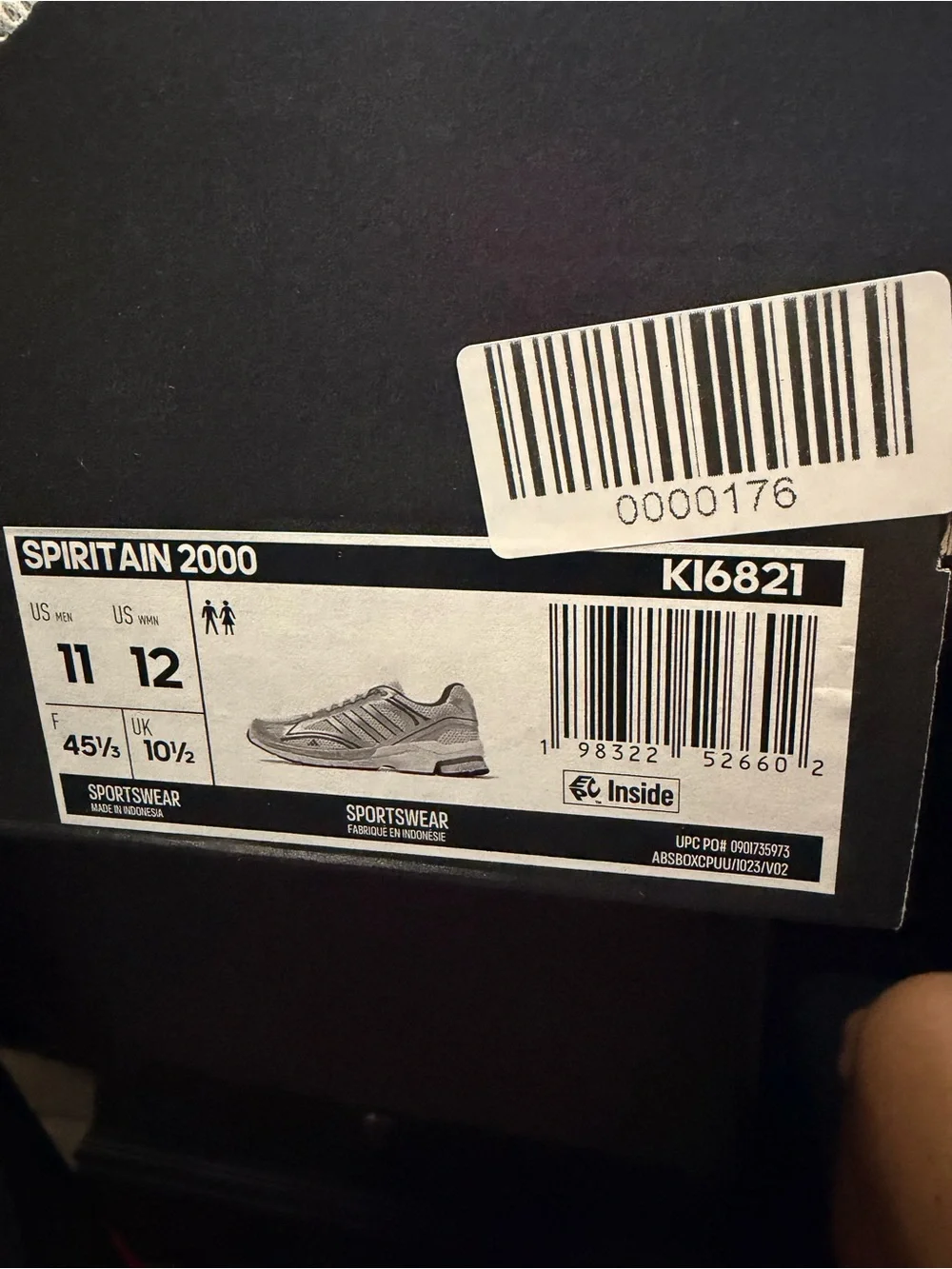 adidas Spiritain 2000 Men's Athletic Shoes - Silver/White